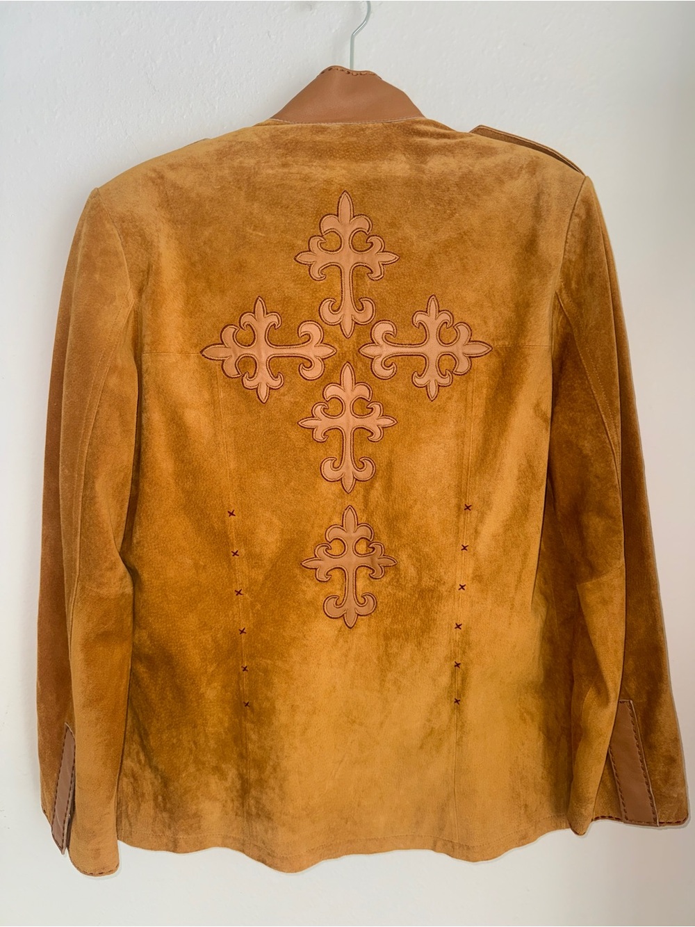Men's Tan Suede Genuine Leather Jacket